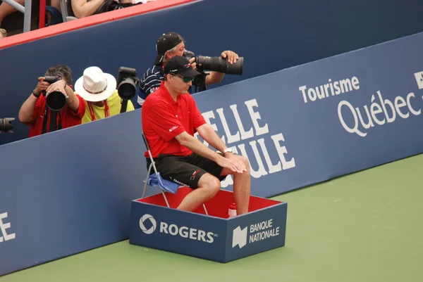 Montreal Canada Augusti Domare Vid Domstolen Montreal Rogers Cup Augusti — Stockfoto