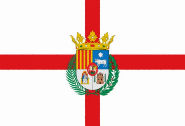 Vlag Van Teruel Spanje — Stockfoto