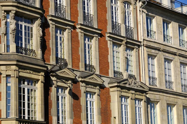 Деталі Типових Паризьких Будівель Париж Франція — стокове фото