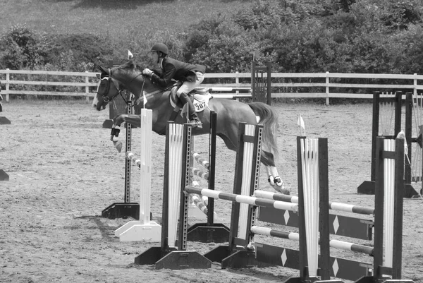 Bromont Canadá Julio Jinete Desconocido Caballo Durante 2011 Bromont Internacional —  Fotos de Stock