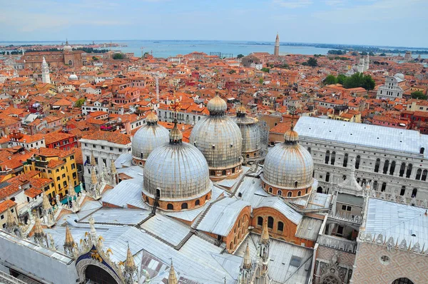 Venecia Italia Vista Desde Campanile San Marco Patrimonio Humanidad Unesco — Foto de Stock