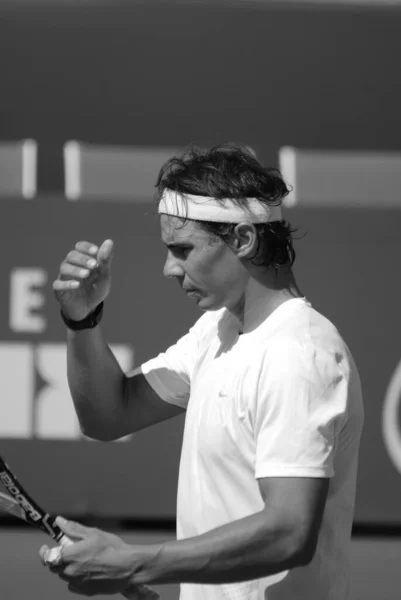 Montreal Agosto Rafael Nadal Cancha Entrenamiento Montreal Rogers Cup Agosto — Foto de Stock