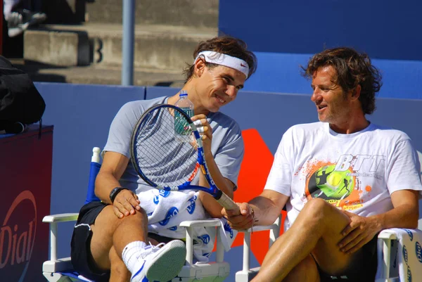 Montreal Agosto Raphael Nadal Campo Treinamento Montreal Rogers Cup Agosto — Fotografia de Stock