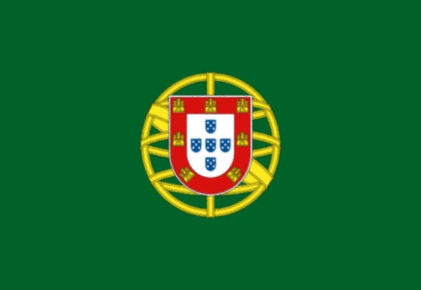 Σημαία Προέδρου Της Δημοκρατίας Πορτογαλία — Φωτογραφία Αρχείου