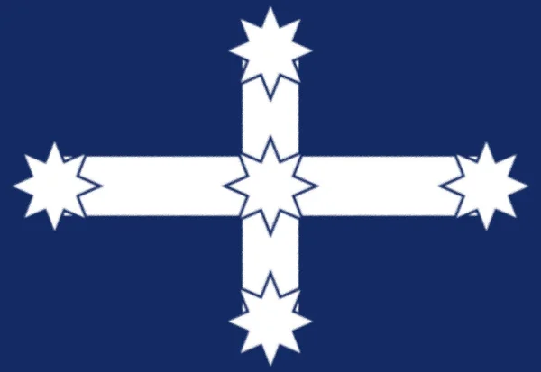 Achtergrondtextuur Van Eureka Flag — Stockfoto