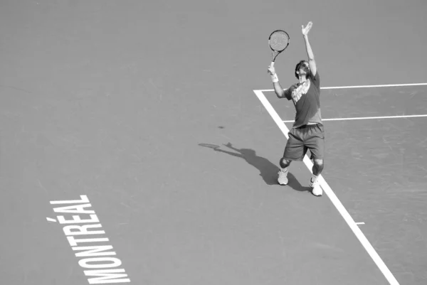 Montreal Agosto Roger Federer Corte Copa Rogers Montreal Agosto 2011 — Fotografia de Stock