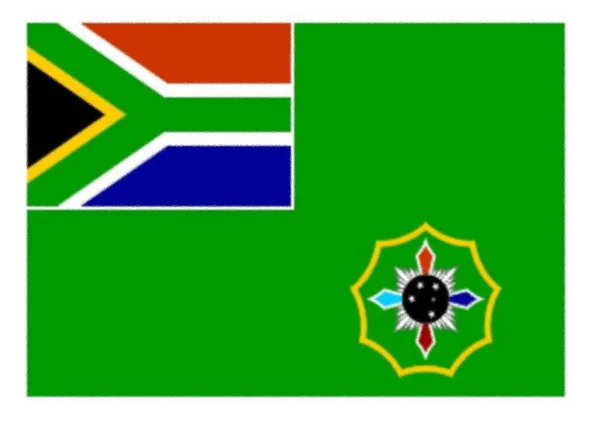 Sydafrikas Gemensamma Insatsenhets Flagga — Stockfoto