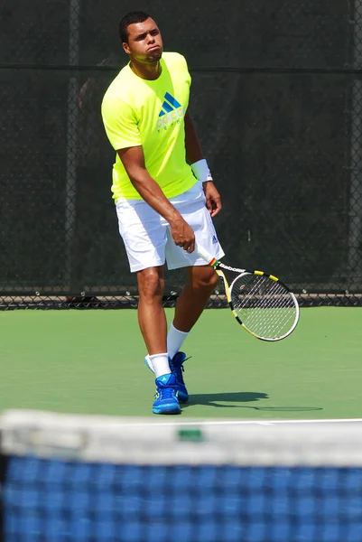 Montreal Agosto Wilfried Tsonga Cancha Montreal Rogers Cup Agosto 2011 — Foto de Stock