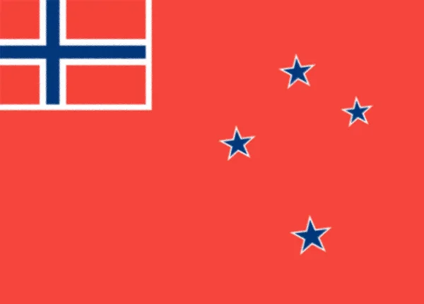 Vlag Van Noors Antarctica — Stockfoto