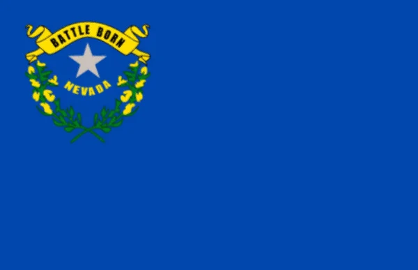 Flag Nevada State Usa — Stock Photo, Image