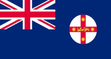 Flag of New South Wales, Australia clipart