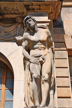 Zwinger Sarayı 'ndaki heykel, Dresden 