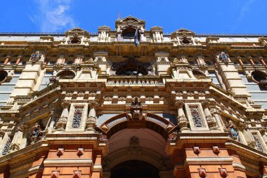 Buenos Aires, Arjantin 'deki ünlü binanın detayları