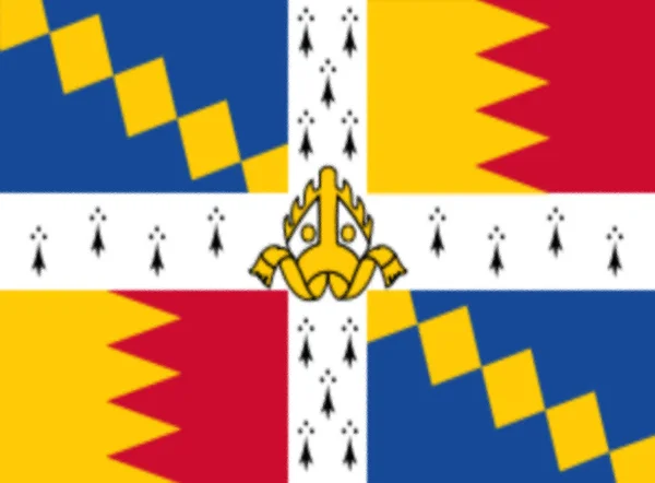 Flagge Von Birmingham England — Stockfoto