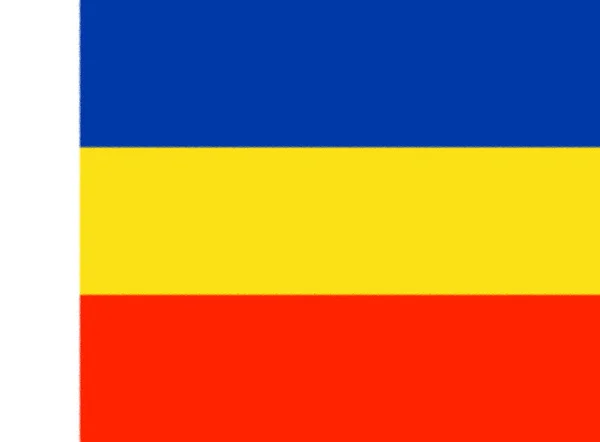 Bandiera Dell Oblast Rostov Russia — Foto Stock
