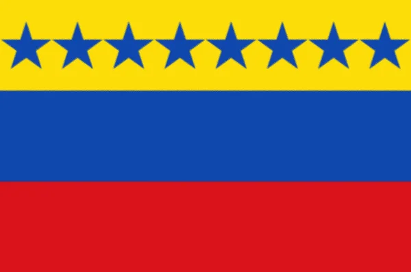 Flaga Bandera Venezuela Noviembre 1817 — Zdjęcie stockowe