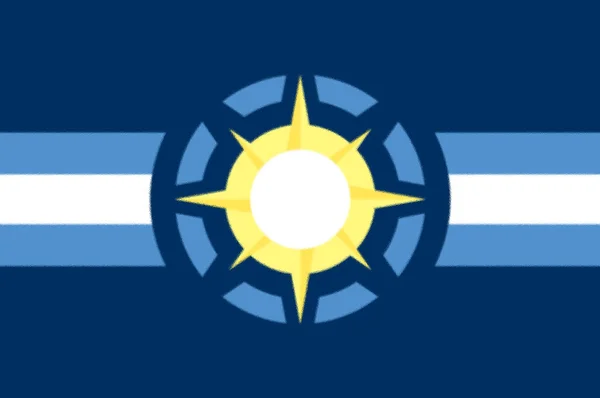 Flagge Der Unified Earth Systems Federation — Stockfoto