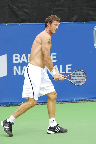 Montreal Agosto Marat Safin Senza Maglietta Sul Campo Della Montreal — Foto Stock