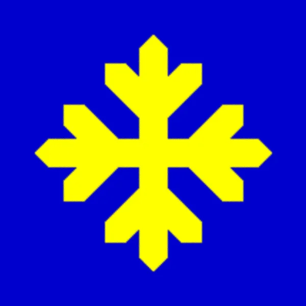 Flagge Von Cajetina Serbien — Stockfoto