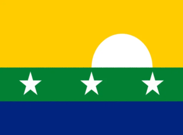 Флаг Нуэва Эспарты — стоковое фото
