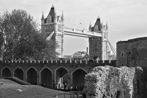 Wahrzeichen Der Tower Bridge London Großbritannien — Stockfoto