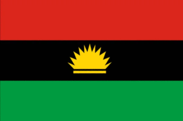 Biafra Etnisk Flagga Afrika — Stockfoto