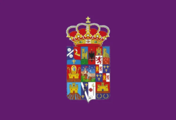 Vlag Van Guadalajara Spanje — Stockfoto