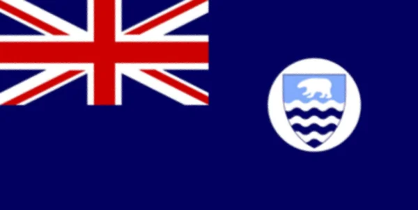 British Arctic Territory Flag Hoax — Stock Photo, Image