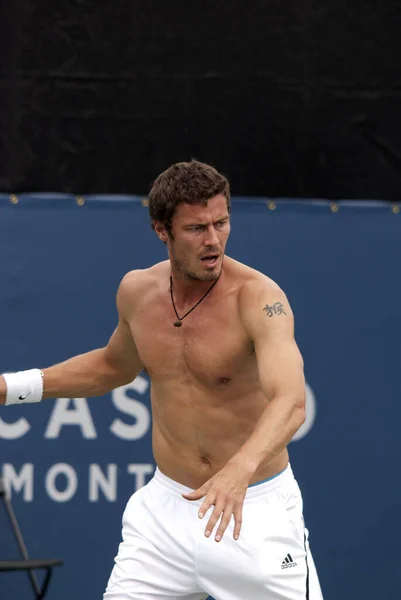 Montreal Agosto Marat Safin Senza Maglietta Sul Campo Della Montreal — Foto Stock