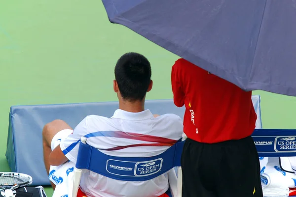 Montreal August Novak Djokovic Het Veld Van Montreal Rogers Cup — Stockfoto