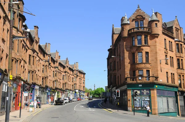 グラスゴー スコットランド 2012年5月27日グラスゴー ストリート シーン2012年5月27日グラスゴー スコットランドグラスゴーはスコットランド最大の都市であり イギリスで3番目に人口が多い — ストック写真