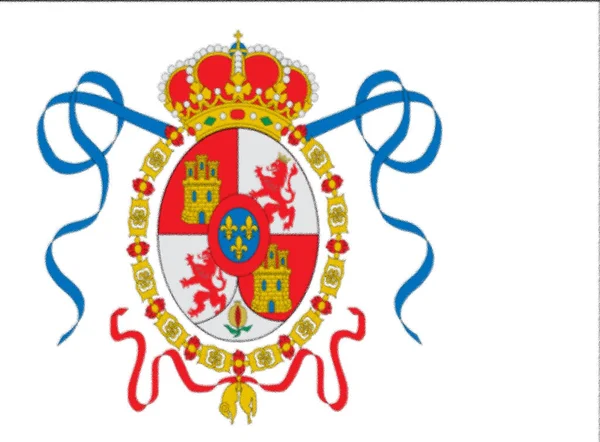 スペイン海軍の旗1701 1785 — ストック写真