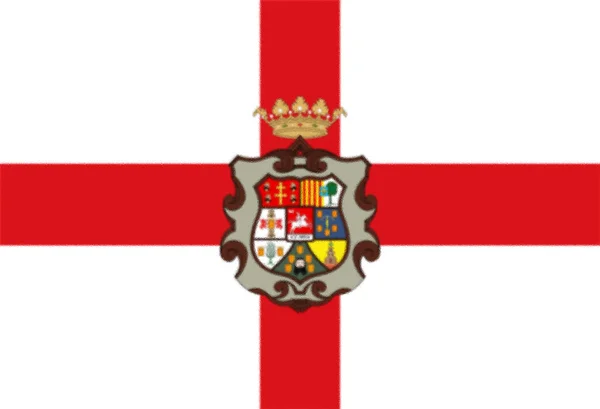 Zászló Huesca Spanyolország — Stock Fotó