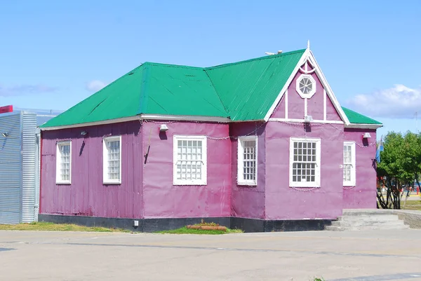阿根廷巴塔哥尼亚Ushuaa彩色住房的一部分 — 图库照片