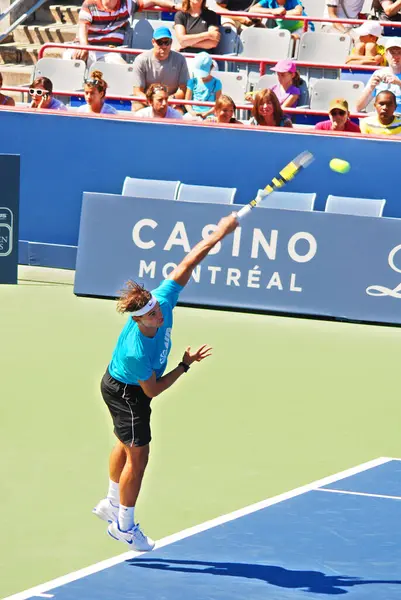 Montreal August Raphael Nadal Training Court Montreal Rogers Cup August — Stock Photo, Image