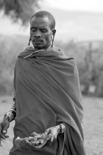 Amboseli Kenya Oct Portrait Jeune Masaï Pris Octobre 2011 Masai — Photo