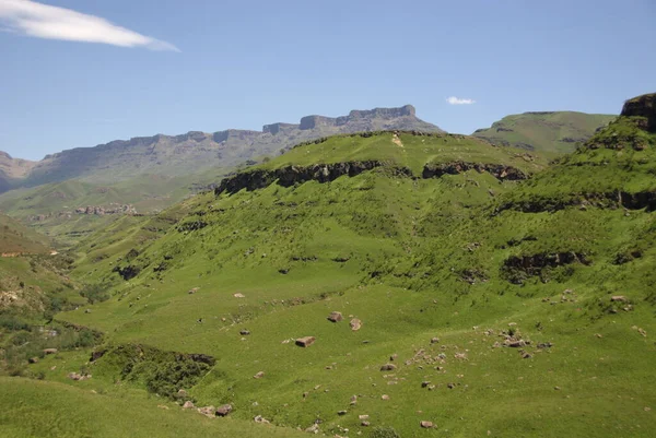 Лесото Официально Королевство Лесото Является Имеющей Выхода Морю Страной Анклавом — стоковое фото