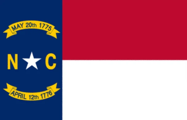 Bandera North Carolina State Usa —  Fotos de Stock