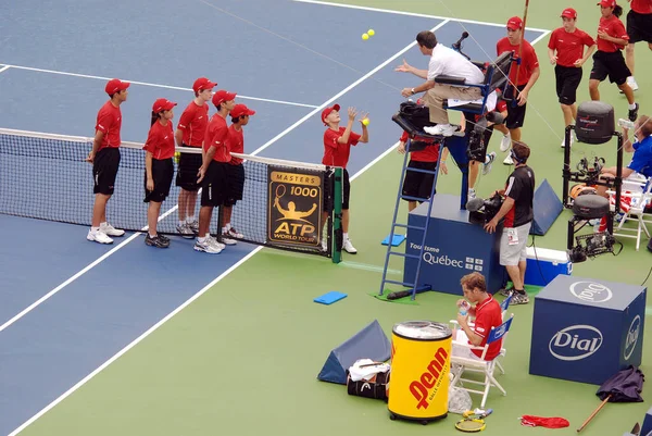 Montreal Kanada Augusti Montreals Bollar Pojkar Planen Montreal Rogers Cup — Stockfoto