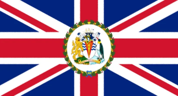 Flag British Antarctic Territory — Stock Photo, Image