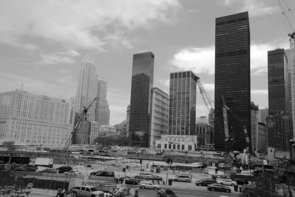 Нью Йорк Мая Строящийся Всемирный Торговый Центр Нью Йорке Нью — стоковое фото