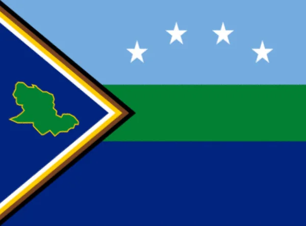 デルタアマクロ州旗ベネズエラの州 — ストック写真