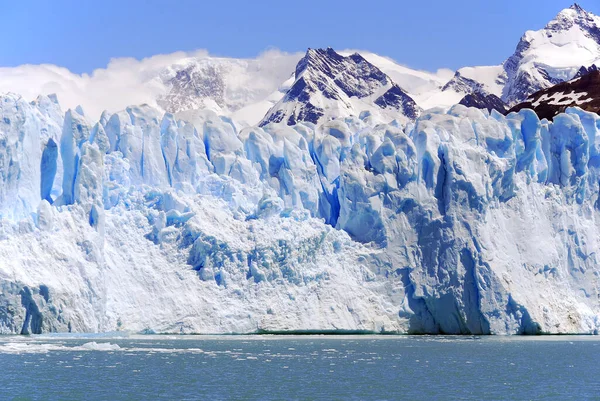 Perito Moreno Gletsjeren Gletsjer Beliggende Los Glaciares Nationalpark Santa Cruz - Stock-foto