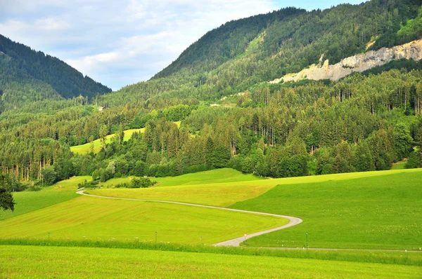 Όμορφο Αλπικό Τοπίο Του Καλοκαιριού Κοντά Στο Ίνσμπρουκ Αυστρία — Φωτογραφία Αρχείου
