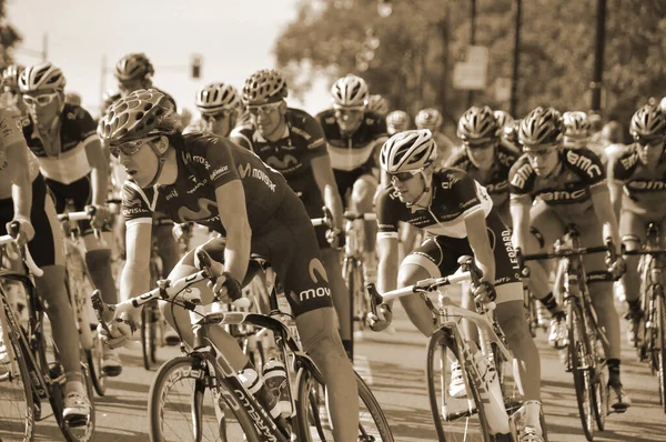 Montreal Kanada Září Skupina Cyklistů Akci Roce 2011 Kalendář Cyklistických — Stock fotografie