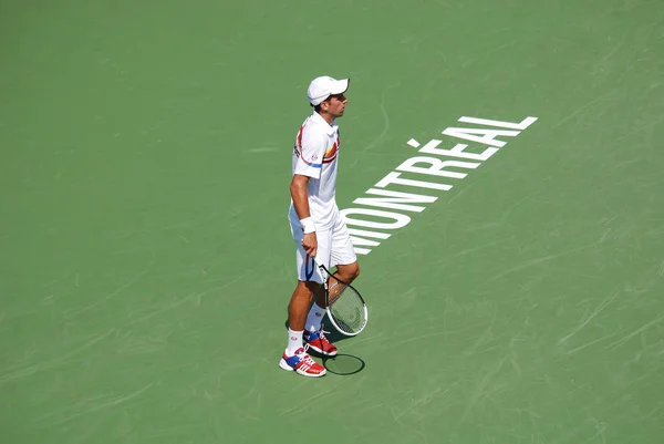 Montreal Agosto Novak Djokovic Quadra Copa Rogers Montreal Agosto 2011 — Fotografia de Stock