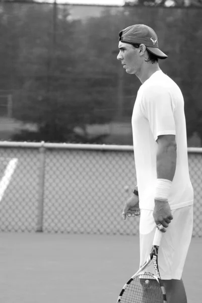 Montreal Agosto Raphael Nadal Campo Treinamento Montreal Rogers Cup Agosto — Fotografia de Stock