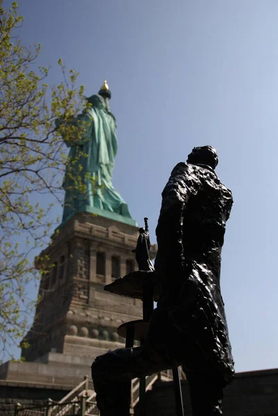 New York Usa Oktober Freiheitsstatue New York City Oktober 2013 — Stockfoto