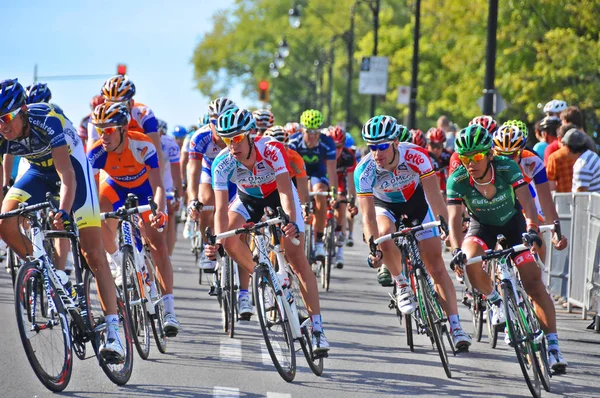 Montreal Canadá Septiembre Grupo Ciclistas Acción Calendario Ciclista Uci 2011 — Foto de Stock