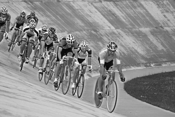 Bromont Canadá Agosto Atletas Desconocidos Miembros Carrera Del Equipo Canadiense — Foto de Stock